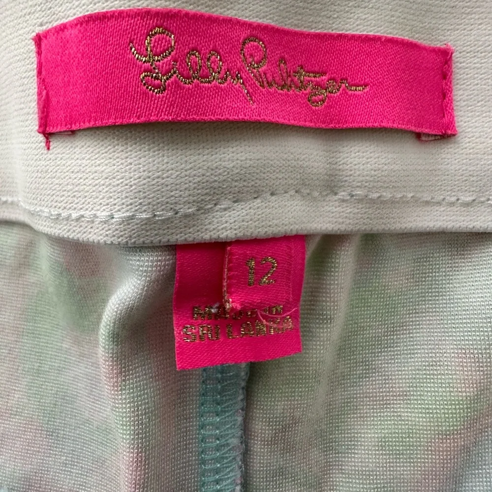 Lily Pulitzer Colorful Flamingo Print Slacks - Picture 6 of 9